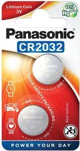  PANASONIC LITHIUM CR-2032 2TEM