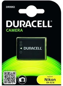 DURACELL DR9963 REPLACEMENT BATTERY LI-ION 700MAH FOR NIKON EN-EL19 DURACELL DR9963 REPLACEMENT BATTERY LI-ION 700MAH FOR NIKON EN-EL19