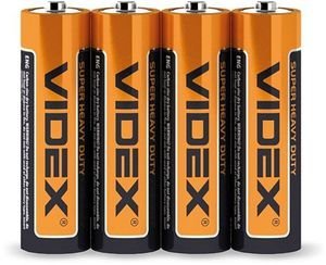 ΜΠΑΤΑΡΙΑ VIDEX SUPER HEAVY DUTY ΑΑ 4ΤΜΧ ΜΠΑΤΑΡΙΑ VIDEX SUPER HEAVY DUTY ΑΑ 4ΤΜΧ