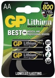 LITHIUM BATTERY CR6 AA 1,5V 2 PCS. IN BLISTER GP