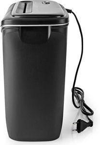 NEDIS PASH120BKA4 A4 PAPER SHREDDER 12 LITRE CAPACITY DIN-P4 SECURITY