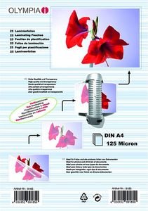 OLYMPIA 9185 ΦΥΛΛΑ ΠΛΑΣΤΙΚΟΠΟΙΗΣΗΣ ΓΙΑ Α4 ΣΕ ΚΟΥΤΙ 125 MICRONS 25 ΤΜΧ OLYMPIA 9185 ΦΥΛΛΑ ΠΛΑΣΤΙΚΟΠΟΙΗΣΗΣ ΓΙΑ Α4 ΣΕ ΚΟΥΤΙ 125 MICRONS 25 ΤΜΧ