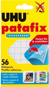 ΑΥΤΟΚΟΛΛΗΤΑ UHU PATAFIX INVISIBLE ΔΙΠΛΗΣ ΟΨΗΣ 56 TEM