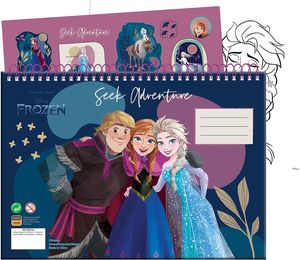 ΜΠΛΟΚ ΖΩΓΡΑΦΙΚΗΣ GIM 23X33 ΜΕ STICKERS FROZEN ΜΠΛΟΚ ΖΩΓΡΑΦΙΚΗΣ GIM 23X33 ΜΕ STICKERS FROZEN
