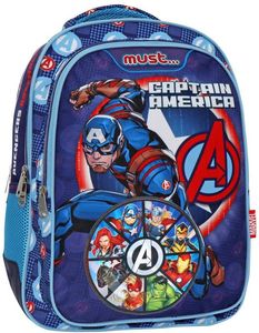 ΣΧΟΛΙΚΗ ΤΣΑΝΤΑ ΠΛΑΤΗΣ ΔΗΜΟΤΙΚΟΥ AVENGERS CAPTAIN AMERICA MUST 3 ΘΗΚΕΣ ΣΧΟΛΙΚΗ ΤΣΑΝΤΑ ΠΛΑΤΗΣ ΔΗΜΟΤΙΚΟΥ AVENGERS CAPTAIN AMERICA MUST 3 ΘΗΚΕΣ