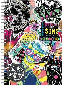 ΤΕΤΡΑΔΙΟ MAUI & SONS GIM 70 ΦΥΛΛΩΝ ΠΟΛΥΧΡΩΜΟ 17X25CM ΤΕΤΡΑΔΙΟ MAUI & SONS GIM 70 ΦΥΛΛΩΝ ΠΟΛΥΧΡΩΜΟ 17X25CM