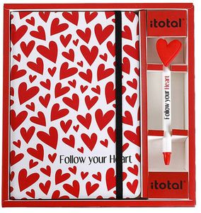 ΣΗΜΕΙΩΜΑΤΑΡΙΟ I-TOTAL XL1831B HEART A5 ΛΑΣΤΙΧΟ+ΣΤΥΛΟ ΣΗΜΕΙΩΜΑΤΑΡΙΟ I-TOTAL XL1831B HEART A5 ΛΑΣΤΙΧΟ+ΣΤΥΛΟ