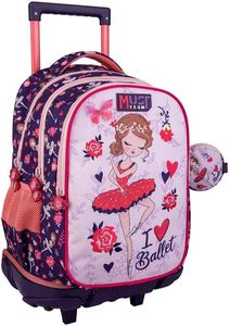 ΤΣΑΝΤΑ TROLLEY MUST TEAM I LOVE BALLET 3 ΘΗΚΕΣ ΜΕ ΔΩΡΟ ΠΟΡΤΟΦΟΛΙ ΤΣΑΝΤΑ TROLLEY MUST TEAM I LOVE BALLET 3 ΘΗΚΕΣ ΜΕ ΔΩΡΟ ΠΟΡΤΟΦΟΛΙ
