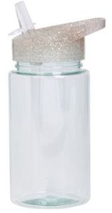 ΜΠΟΥΚΑΛΙ A LITTLE LOVELY COMPANY GLITTER SILVER 450ML ΜΠΟΥΚΑΛΙ A LITTLE LOVELY COMPANY GLITTER SILVER 450ML