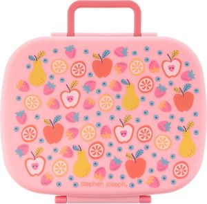   STEPHEN JOSEPH BENTO BOX WITH REMOVABLE TRAY, FRUIT