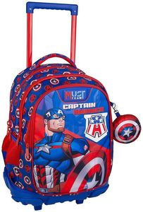 ΤΣΑΝΤΑ TROLLEY MUST TEAM AVENGERS CAPTAIN AMERICA 3 ΘΗΚΕΣ ΜΕ ΔΩΡΟ ΠΟΡΤΟΦΟΛΙ ΤΣΑΝΤΑ TROLLEY MUST TEAM AVENGERS CAPTAIN AMERICA 3 ΘΗΚΕΣ ΜΕ ΔΩΡΟ ΠΟΡΤΟΦΟΛΙ