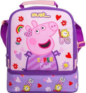ΙΣΟΘΕΡΜΙΚΟ ΤΣΑΝΤΑΚΙ ΦΑΓΗΤΟΥ MUST TEAM PEPPA PIG SUPER COOL 2 ΘΗΚΕΣ ΙΣΟΘΕΡΜΙΚΟ ΤΣΑΝΤΑΚΙ ΦΑΓΗΤΟΥ MUST TEAM PEPPA PIG SUPER COOL 2 ΘΗΚΕΣ