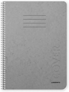 ΤΕΤΡΑΔΙΟ ΣΠΙΡΑΛ LOGIGRAF COVER WIRELOCK 5 ΘΕΜΑΤΩΝ B5 / 17 Χ 25 CM ΓΚΡΙ (150Φ) ΤΕΤΡΑΔΙΟ ΣΠΙΡΑΛ LOGIGRAF COVER WIRELOCK 5 ΘΕΜΑΤΩΝ B5 / 17 Χ 25 CM ΓΚΡΙ (150Φ)