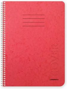 ΤΕΤΡΑΔΙΟ ΣΠΙΡΑΛ LOGIGRAF COVER WIRELOCK 2 ΘΕΜΑΤΩΝ B5 / 17 Χ 25 CM ΚΟΚΚΙΝΟ (60Φ) ΤΕΤΡΑΔΙΟ ΣΠΙΡΑΛ LOGIGRAF COVER WIRELOCK 2 ΘΕΜΑΤΩΝ B5 / 17 Χ 25 CM ΚΟΚΚΙΝΟ (60Φ)