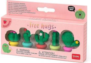 LEGAMI CE0002 FREE HUGS - CACTUS ERASERS