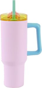 ΚΟΥΠΑ ΘΕΡΜΟΣ I DRINK TRAVEL MUG 1200ML PINK ΚΟΥΠΑ ΘΕΡΜΟΣ I DRINK TRAVEL MUG 1200ML PINK