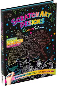 CRAFT FOLDERS: OCEAN SCRATCH ART