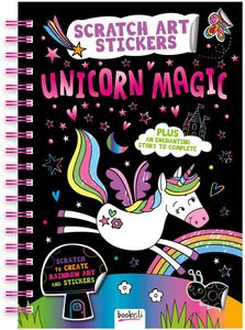 SCRATCH ART STICKER FUN: UNICORN MAGIC