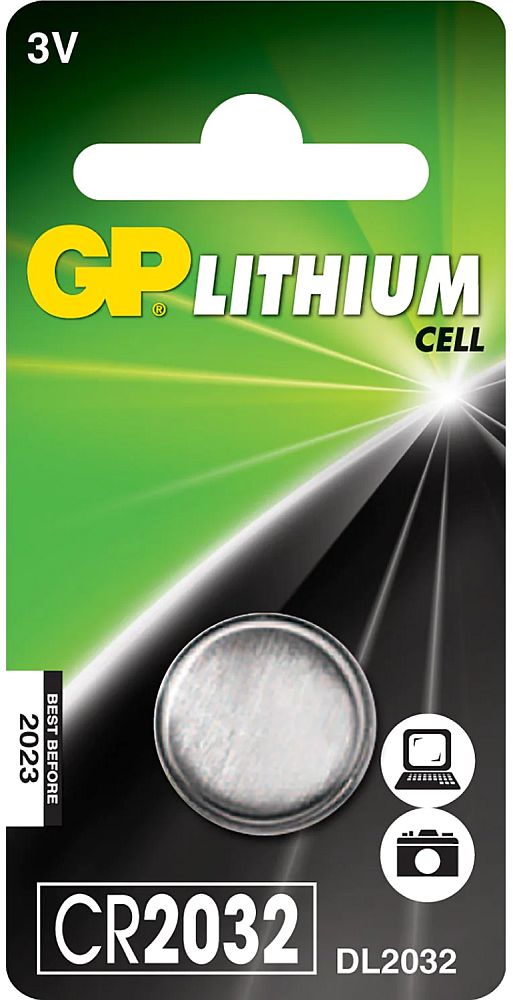 GP ΜΠΑΤΑΡΙΑ GP BUTTON CELLS LITHIUM CR2016 3V 1ΤΕΜ