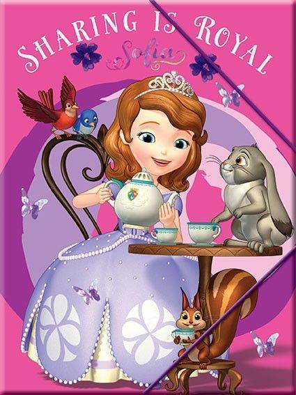 ΝΤΟΣΙΕ ΛΑΣΤΙΧΟ SOFIA THE FIRST ΠΛΑΣΤΙΚΟ ΕΞΩΦΥΛΛΟ A4