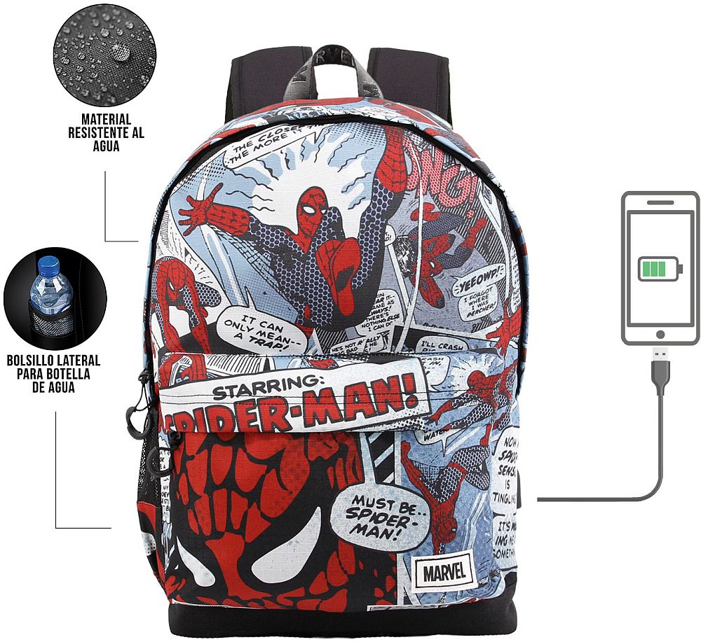 KARACTERMANIA ΣΑΚΙΔΙΟ ΠΛΑΤΗΣ ΔΗΜΟΤΙΚΟΥ KARACTERMANIA SPIDERMAN
