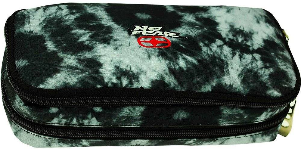 BMU ΒΑΡΕΛΑΚΙ ΟΒΑΛ NO FEAR TIE DYE BLACK AND WHITE