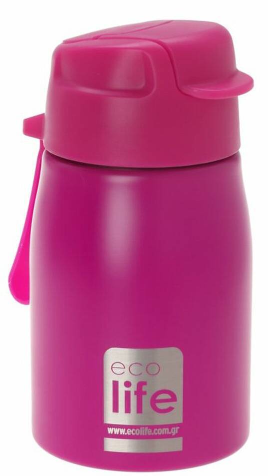 ΠΑΓΟΥΡAΚΙ ΜΕ ΚΑΛΑΜAΚΙ ECOLIFE PINK 400ML