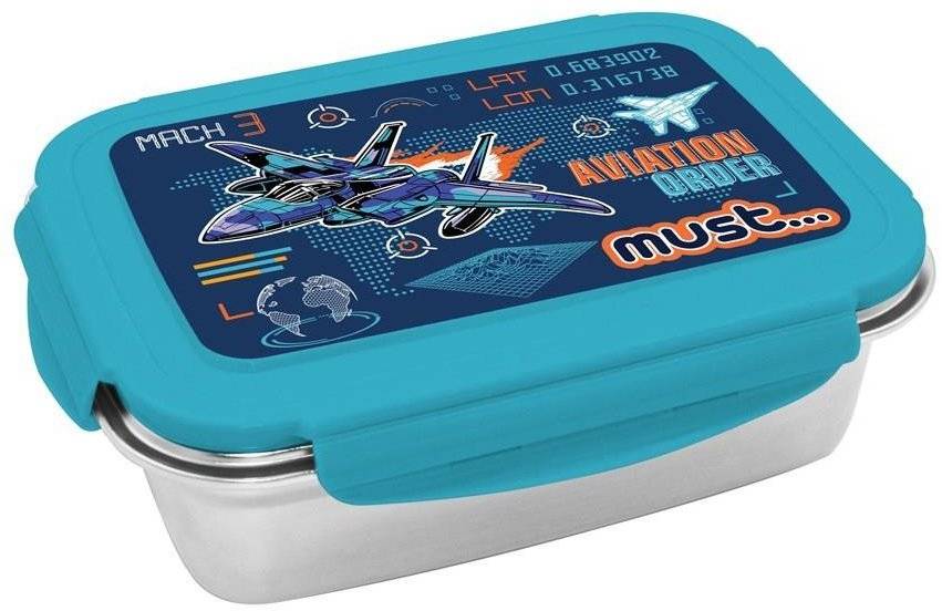 ΑΝΟΞΕΙΔΩΤΟ ΦΑΓΗΤΟΔΟΧΕΙΟ MUST AVIATION ORDER ΜΠΛΕ (900 ML)
