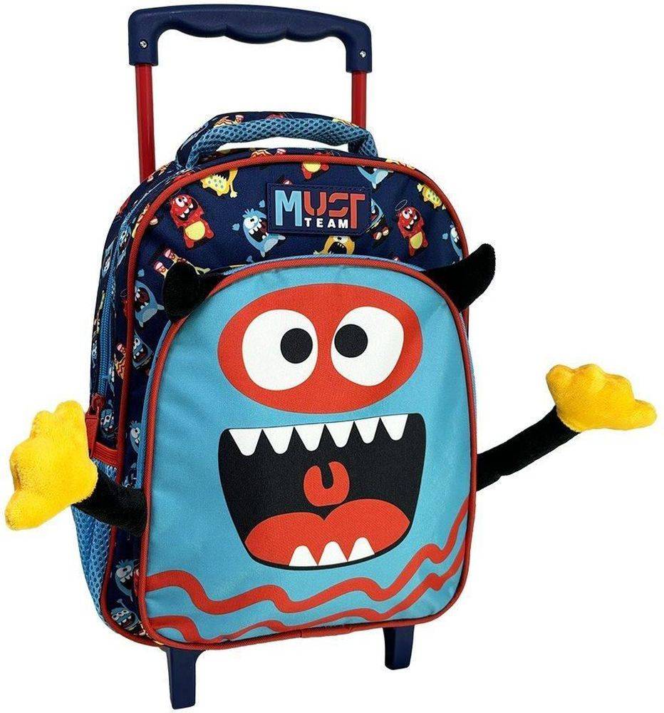 ΤΣΑΝΤΑ TROLLEY MUST TEAM MONSTER 2 ΘΗΚΕΣ