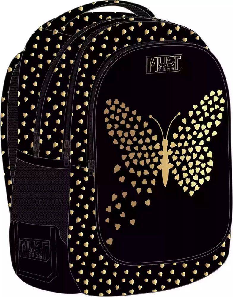 ΤΣΑΝΤΑ ΠΛΑΤΗΣ MUST TEAM GOLD BUTTERFLY 3 ΘΗΚΕΣ