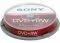 SONY DVD+RW 4,7GB 120MIN 4X CAKEBOX 10