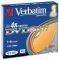 VERBATIM DVD+RW 120MIN-4,7GB 4X COLOUR SLIM C...