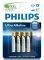 ΜΠΑΤΑΡΙΑ PHILIPS ΕXTREME LIFE 3A 4 TEM LR03