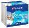 VERBATIM CD-R 700MB 80 MIN 52X DLP INKJET WHI...