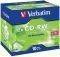 VERBATIM CD-RW 700MB 80MIN 12X JEWEL CASE 10P...