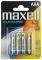 ��������� MAXELL ALKALINE 3A 4 + 2 ���� LR03