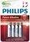  PHILIPS POWER ALAKLINE LR03P4B/10 AA...