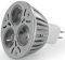  WHITENERGY 3XLED 3W GU5.3 WHITE COL...