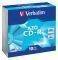 VERBATIM CD-R 80MIN 700 MB 52X SLIM 43342 10PCS