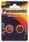  PANASONIC LITHIUM BUTTON CELLS CR2016 2 PACK