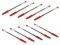   BEIFA 934 BALL POINT RED 10...
