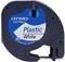 DYMO  LETRATAG PLASTIC TAPE WHITE 12M...