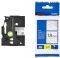  BROTHER P-TOUCH TZESE4 WHITE/BLACK (8M...