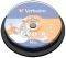 VERBATIM MINI DVD-R 8CM INKJET WHITE 4X CB 10PCS 1.46GB