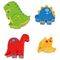 ��� ����� STEPHEN JOSEPH DINO 4���.