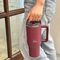 ΠΟΤΗΡΙ ΑΝΟΞΕΙΔΩΤΟ 2HANDLES LID ECOLIFE CRANBERRY 900ML ΠΟΤΗΡΙ ΑΝΟΞΕΙΔΩΤΟ 2HANDLES LID ECOLIFE CRANBERRY 900ML
