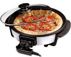 PIZZA PAN 30CM ΜΕ ΓΥΑΛΙΝΟ ΚΑΠΑΚΙ CUISINIER 54252 PIZZA PAN 30CM ΜΕ ΓΥΑΛΙΝΟ ΚΑΠΑΚΙ CUISINIER 54252