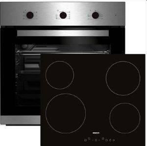 ΣΕΤ ΦΟΥΡΝΟΣ-ΕΣΤΙΑ BEKO BIE 22101 X + HIC 64401 T ΣΕΤ ΦΟΥΡΝΟΣ-ΕΣΤΙΑ BEKO BIE 22101 X + HIC 64401 T