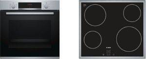 ΣΕΤ ΦΟΥΡΝΟΥ-ΕΣΤΙΑΣ BOSCH HBA513BS00 + PKE645B17E ΣΕΤ ΦΟΥΡΝΟΥ-ΕΣΤΙΑΣ BOSCH HBA513BS00 + PKE645B17E