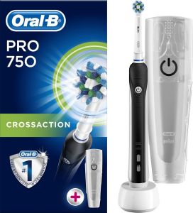 ΗΛΕΚΤΡΙΚΗ ΟΔΟΝΤΟΒΟΥΡΤΣΑ ORAL-B PRO 750 CROSS ACTION BLACK ΗΛΕΚΤΡΙΚΗ ΟΔΟΝΤΟΒΟΥΡΤΣΑ ORAL-B PRO 750 CROSS ACTION BLACK